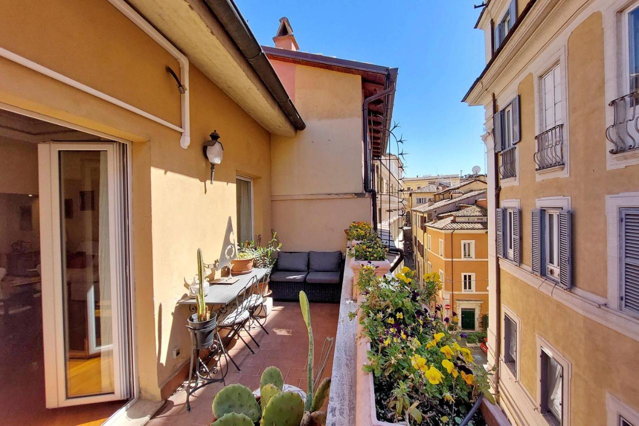 4Bnb - Luxury Trevi Apartment W Terrace ローマ エクステリア 写真