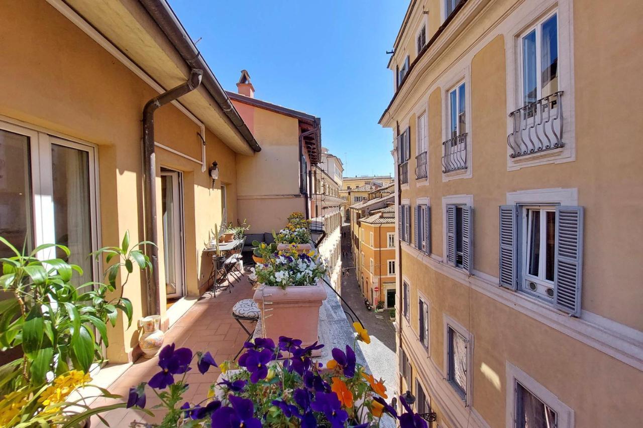 4Bnb - Luxury Trevi Apartment W Terrace ローマ エクステリア 写真