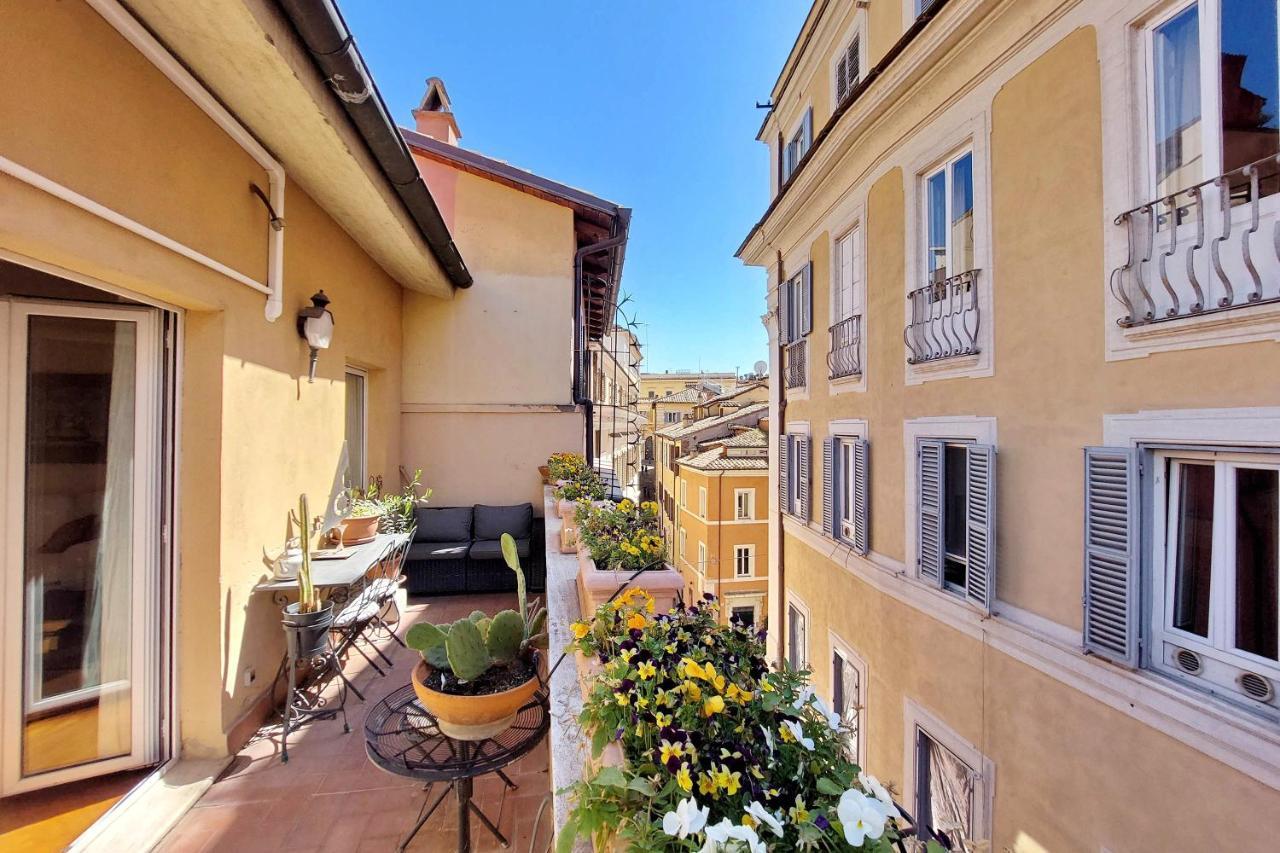 4Bnb - Luxury Trevi Apartment W Terrace ローマ エクステリア 写真
